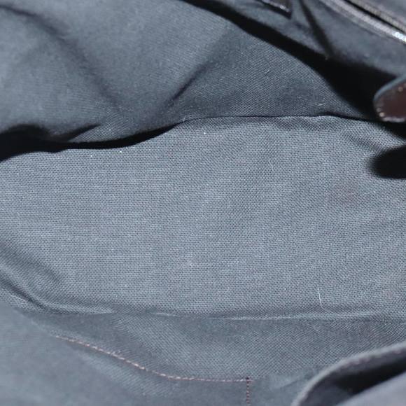 BURBERRY Nova Check Hand Bag PVC 2way Beige Gold Auth 96941 - Picture 10 of 16